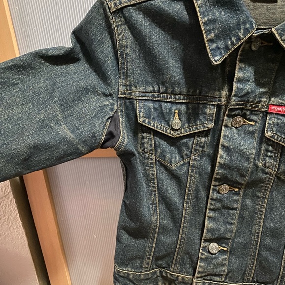 Vintage Esprit distressed jean jacket XS - Picture 4 of 7